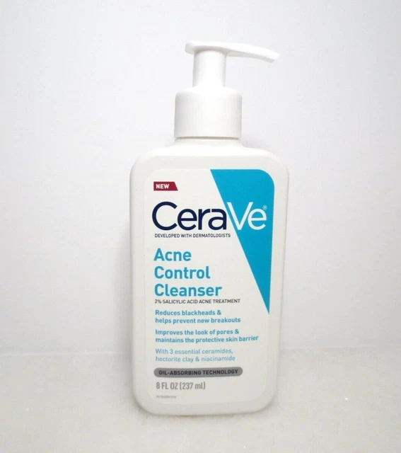 CERAVE ACNE CONTROL Cleanser 2 Salicylic Acid Acne Treatment 8.0 oz