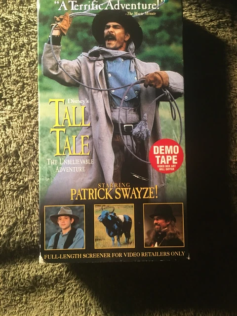 TALL TALE 1995 Walt Disney Movie VHS Video Tape Clamshell PATRICK SWAYZE $35.19 - PicClick CA