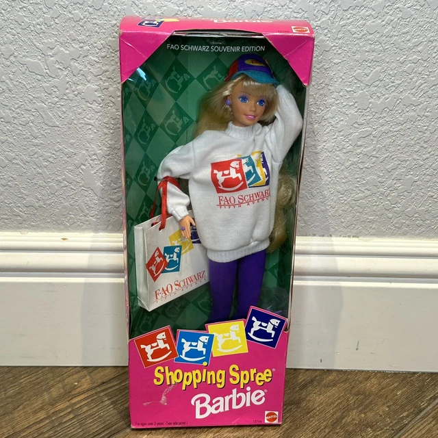 NEW 1994 SHOPPING Spree Barbie - F*A*O Schwarz Souvenir Edition