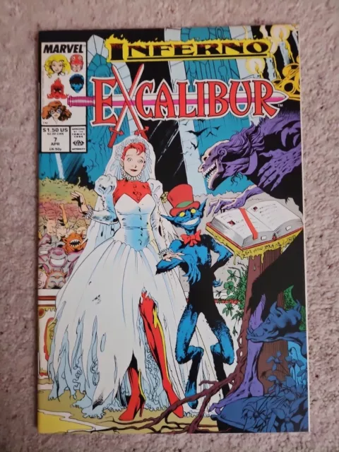 Excalibur Issue 7 1989 Claremont Davis Marvel Comics