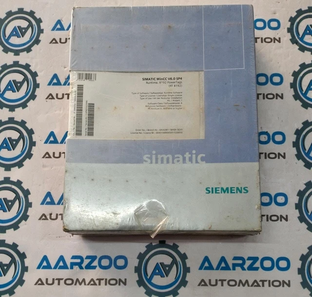Siemens 6AV6381-1BH06-0EX0 New WINCC SYSTEM SOFTWARE V6.0 SP4,