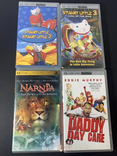 Sony PlayStation UMD PSP Movie Lot Stuart Little, Narnia And More Tested CIB