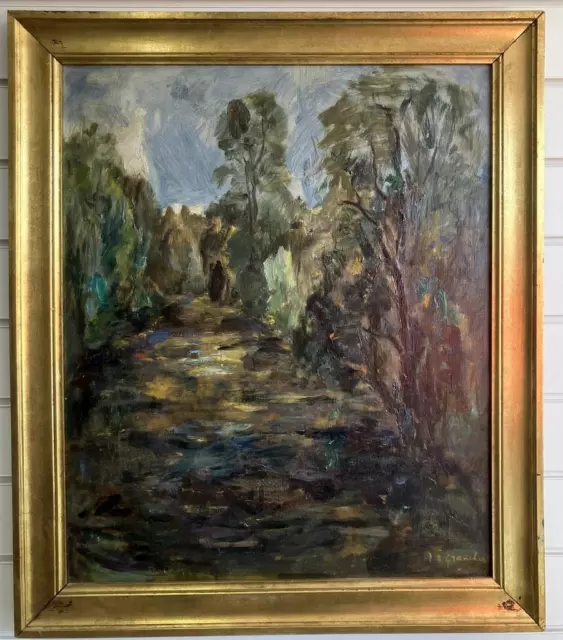 Original Oil Painting JEAN BAPTISTE GRANCHER 1911-1974 French Impressionist