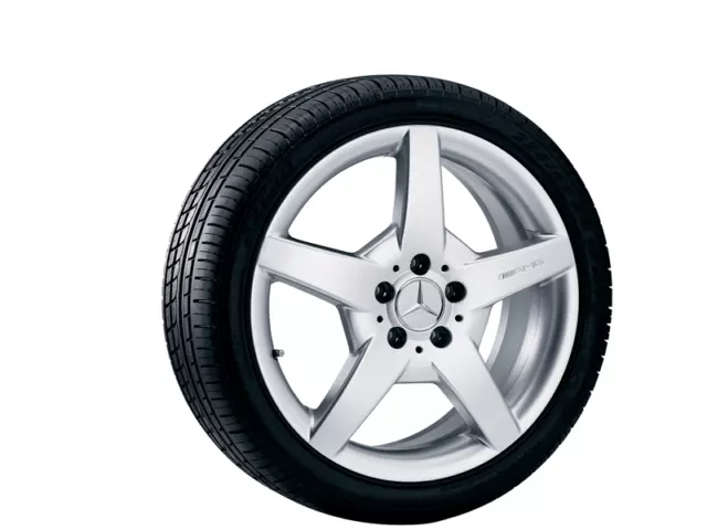 NUOVO Cerchio in Lega ORIGINALE Mercedes AMG, 18 Pollici, Classe C-CLC-CLK-E-SLK