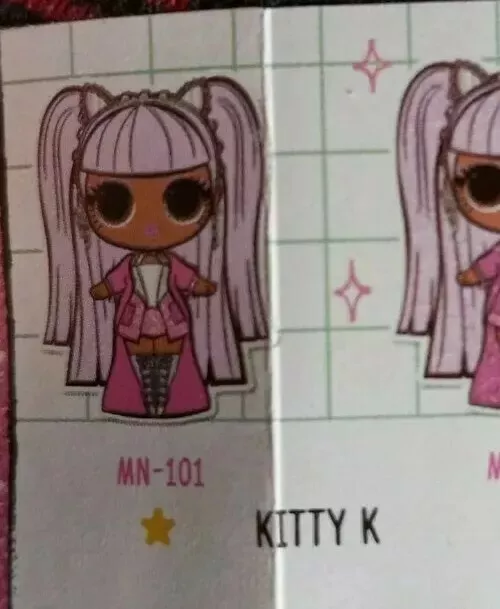 LOL Surprise OMG Remix Kitty K Doll No Packaging