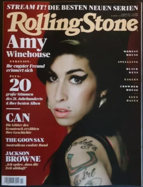 Rolling Stone, No. 321, Juillet 2021. Amy Winehouse. Magazine Allemand