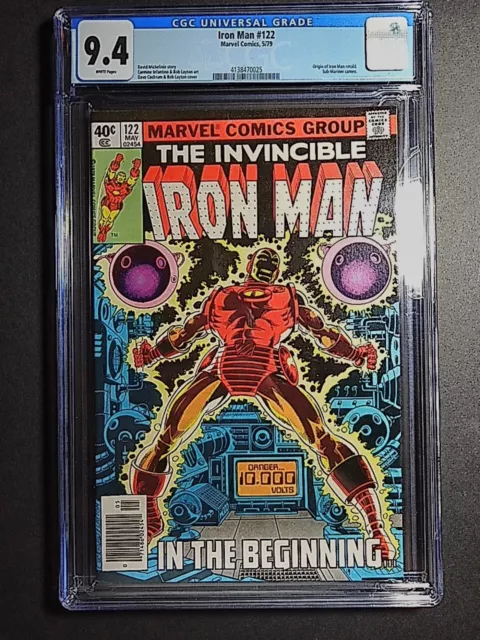 The Invincible Iron Man #122 Cgc 9.4 (1979)