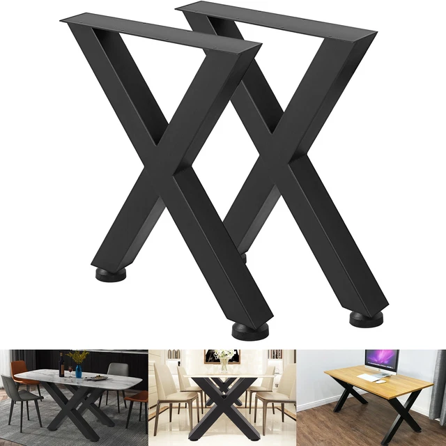 VEVOR Gambe da Tavolo Domestico in Set di 2 PZ da 800*720mm Piedi Per Tavolini