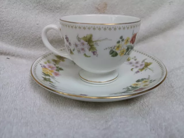 Wedgwood Mirabelle Bone China Cup & Saucer