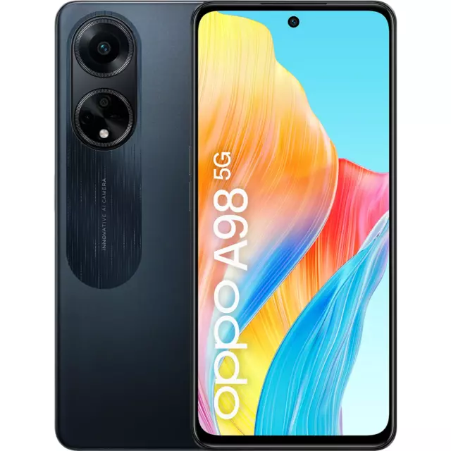 Oppo A98 5G Dual Sim 8GB RAM 256GB Black  Tripla Fotocamera 64MP, Selfie 32 MP