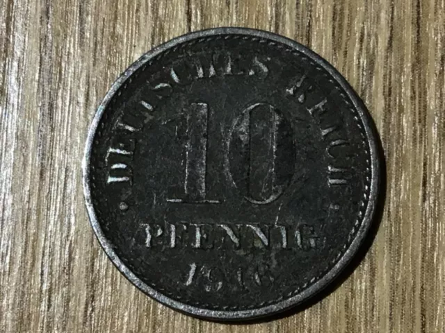 10 Pfennig Kaiserreich 1916 - 1922 J.298