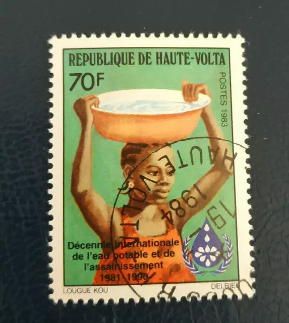 Haute Volta - Burkina Faso - 1983 International Drinking Water Decade - eau