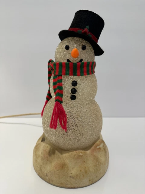 Avon Chilly Sam Light Up Snowman ~ Vintage ~ Collectors ~ with Original Box
