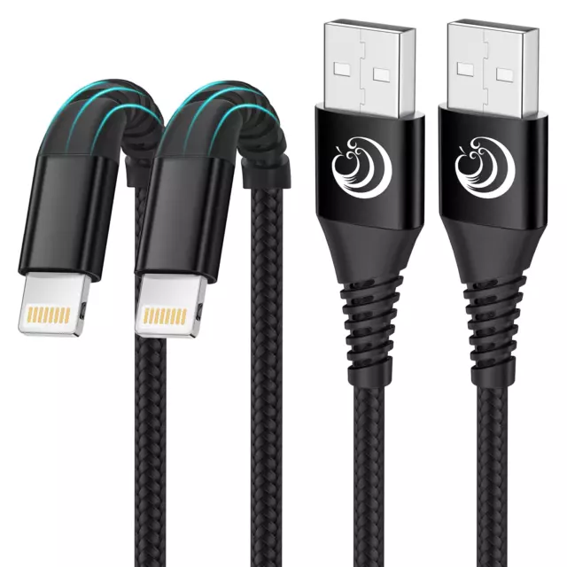 Lightning Cable 3M 2Pack, Extra Long Iphone Charger Cable Apple Mfi Certified