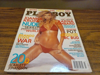 Magazine Playboy Karina Lombard juillet 2005-JOANNA KRUPA Nude 
