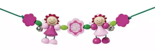 Enfants Bois Chaîne de Poussette Rosali Selecta 61015 Env. 56 CM
