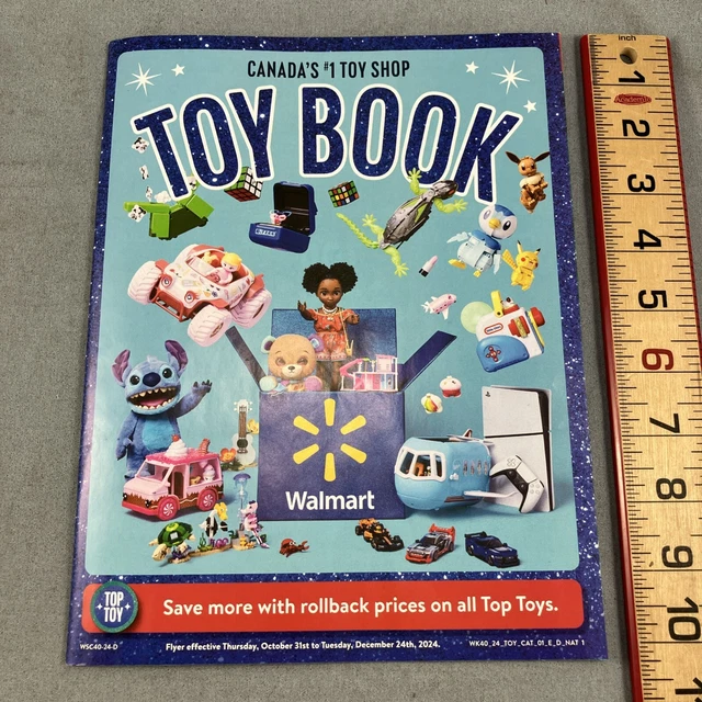 WALMART CANADA 2024 Holiday Kids Gift Toy Shop Guide Book Catalog Xmas