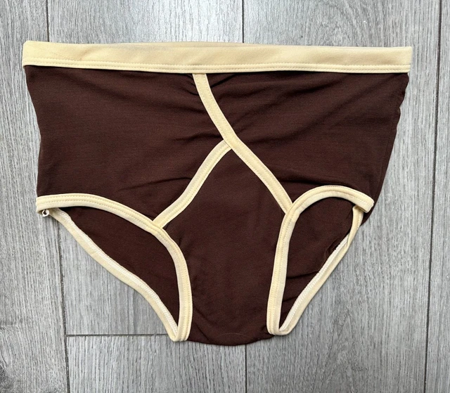 Pantaloni Vintage Anni '70 Marroni Nylon Y Frontali