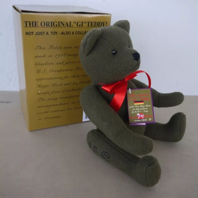 The Original GI Army Teddy Bear US Bär OD Green