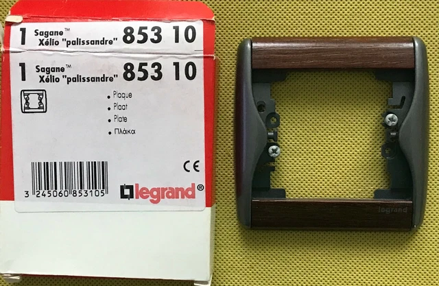 LEGRAND SAGANE XÉLIO Palissandre ,Plaque Enjoliveur 1 Poste NEUF 85310 EUR 13,00 - PicClick FR