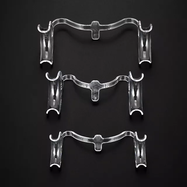 10pc/Size Dental Ortho M-shape Intraoral Cheek Lip Retractor Mouth Opener Clear