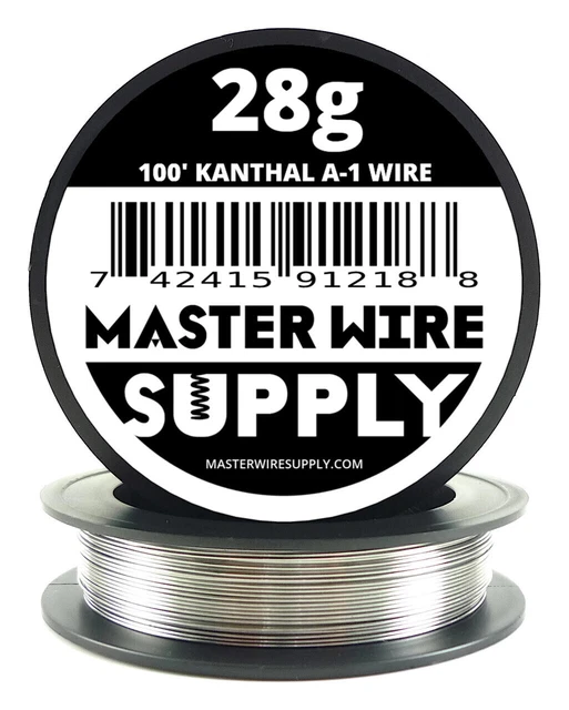 MWS - Kanthal A1 - 100 ft - 28 Gauge - Round Wire