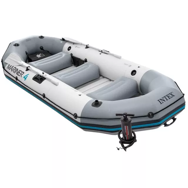 INTEX 68376NP Boot Mariner 4 (328x145x48cm) Schlauchboot 4 Personen Paddelboot