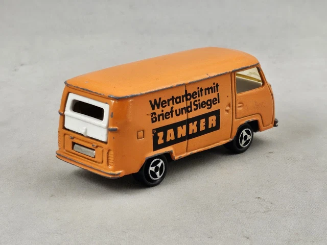 Majorette VW Combi T2 Police - N°244 - échelle 1/60 - Made In France - Occasion