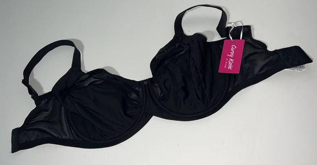 NWT! Very Nice High End CURVY KATE WonderFully Full Cup Bra Black 32L $68