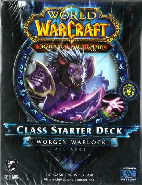 WOW WORLD OF WARCRAFT Class Starter Deck - Worgen Warlock ALLIANCE SEALED ENG