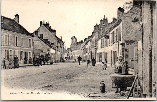 51 DORMANS - la rue de chalons