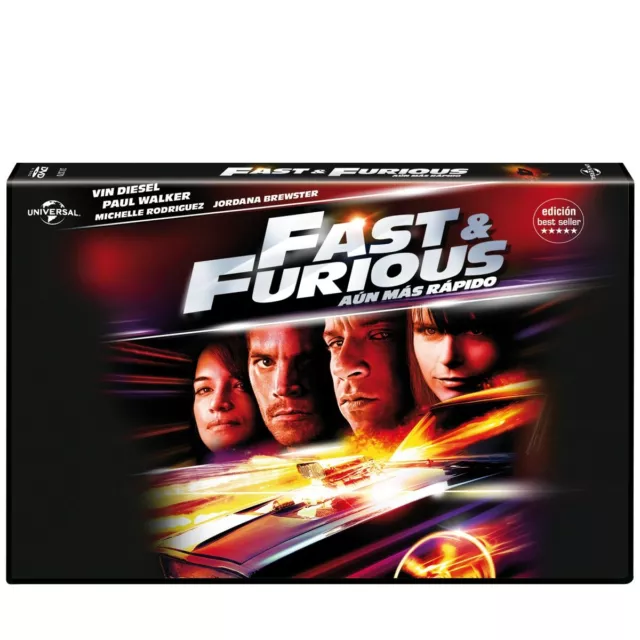 Pelicula Dvd Fast & Furious 4: Aun Mas Rapido (A Todo Gas 4) Ed.horizontal Nueva