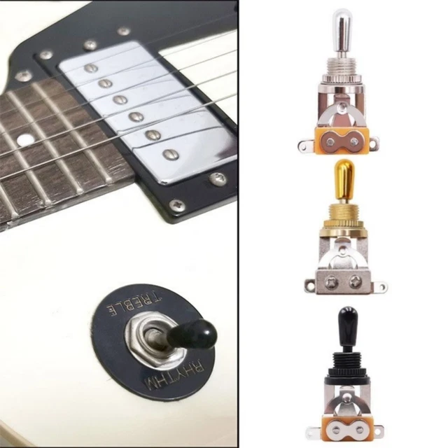 INTERRUTTORE SELETTORE PICKUP CRL A 3 VIE PER TELECASTER FENDER STRATOCASTER - Foto 7