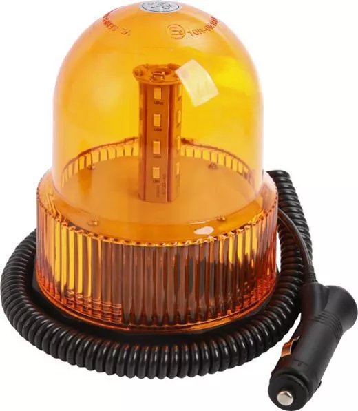 12V Magnetic Breakdown Revolving Rotating Warning Amber Beacon Recovery Light