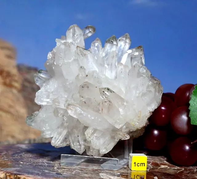 Gorgeous Clear Quartz Rock Crystal Cluster  Himalayas - Natural Healing 282g