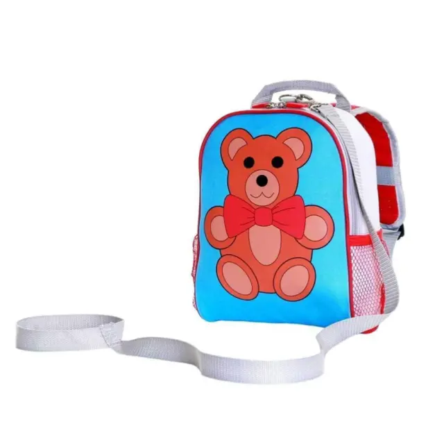 Teddy Toddler Kids Boys Girls Children Rucksack Backpack Bag With Safety Rein