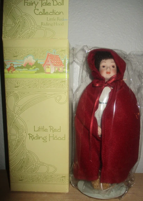 NIOB Avon Vintage Little Red Riding Hood Fairy Tale Doll Collection 1985 sealed