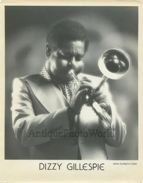 Dizzy Gillespie trumpet player vintage jazz music photo