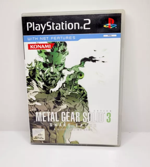 Metal Gear Solid 3 Snake Eater - PlayStation 2 PS2 PlayStation Complete