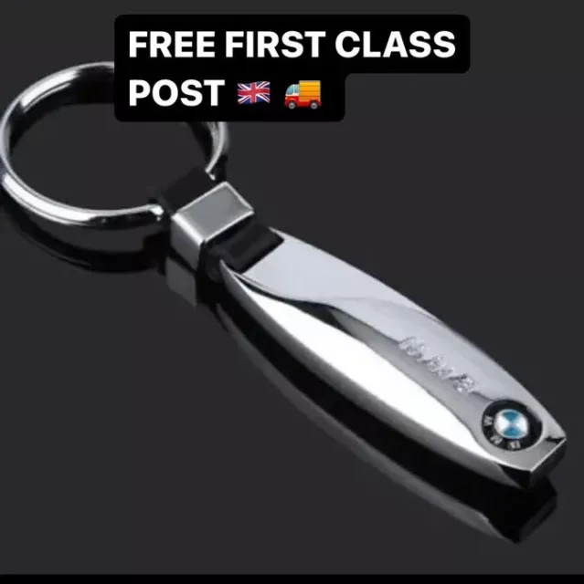 Bmw Keyring New Chrome Key Chain Gift Metal 1 3 4 5 6 7 Series M Sport