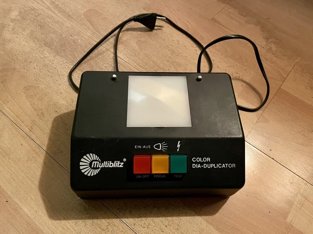 MULTIBLITZ COLOR DIA Duplicator 220V 50-60 Hz Dr. Ing. D.A. Mannesmann ...