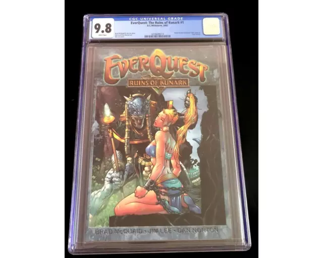 Everquest Ruins Of Kunark #1 2002 Cgc 9.8 Rare Jim Lee Sony Online
