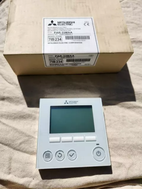 NEW Mitsubishi Electric PAR-33MAA-J  Deluxe Thermostat Wired Remote  Controller