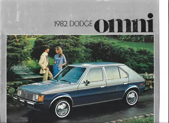 Original 1982 Dodge Omni 4 door sedan  Sales Brochure, catalog