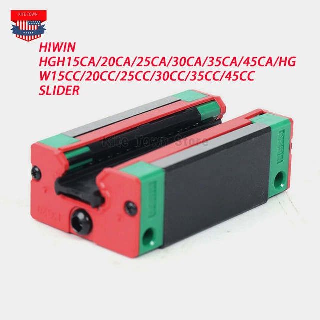 HIWIN HGH15CA/20CA/HGW15CC/20CC/25CC/35CC SLIDER For Linear Guideway ...