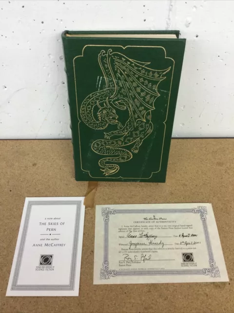 The Skies of Pern Anne McCaffrey Easton Press Signed First Edition The Skies of Pern Anne McCaffrey Easton Press Signed First Edition
