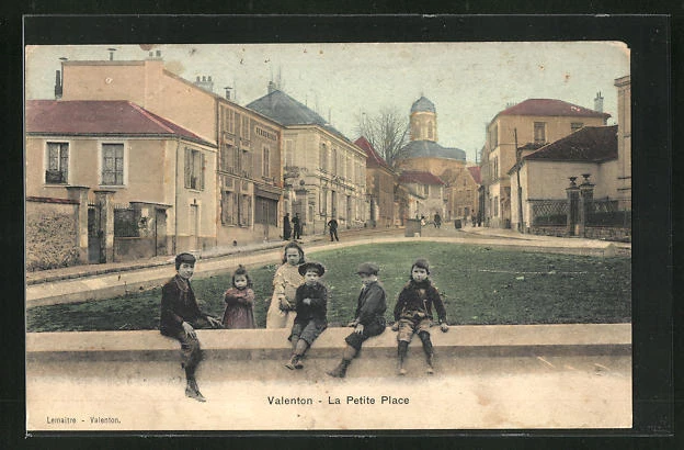 CPA Valenton, La Petite Place 1910
