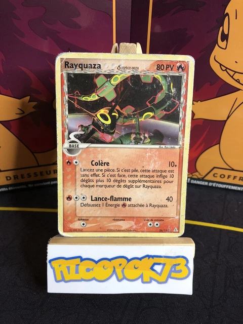 Carte Pokemon RAYQUAZA 26/110 Rare Bloc EX Fantômes Holon FR OCCASION