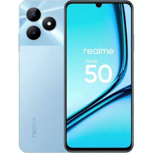 Realme Note 50 Smartphone 64GB 3GB RAM sky blue LTE 13 MP Kamera Android 5000mAh