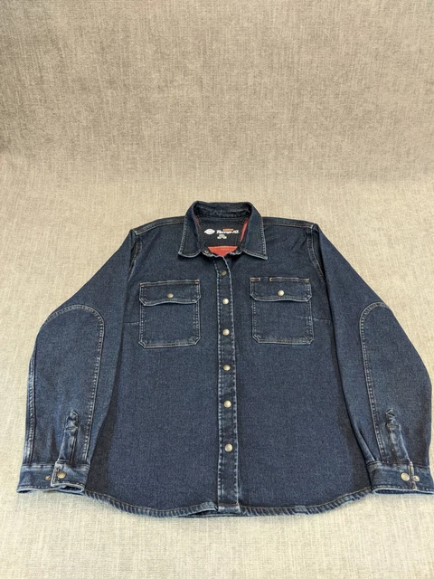 Dickies Temp IQ Warming Jean Jacket Men's Size 2XL Blue Denim